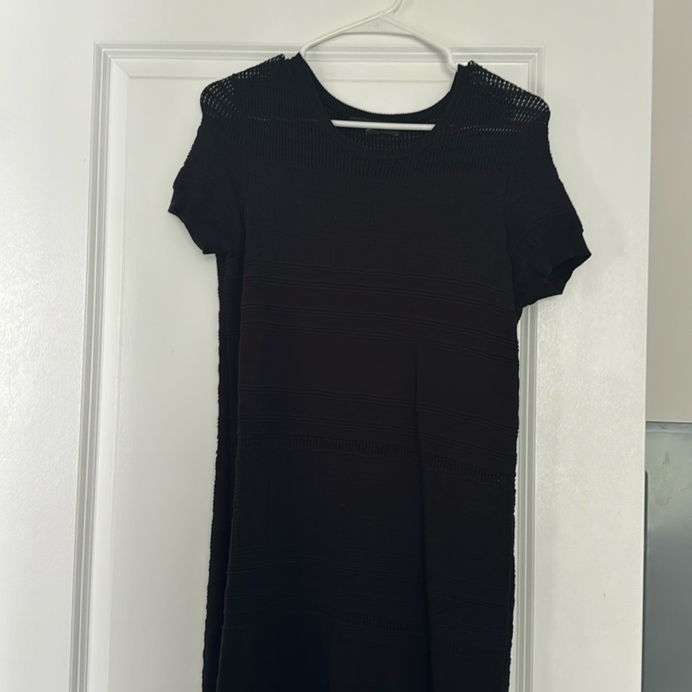 BANANA REPUBLIC - black knit dress